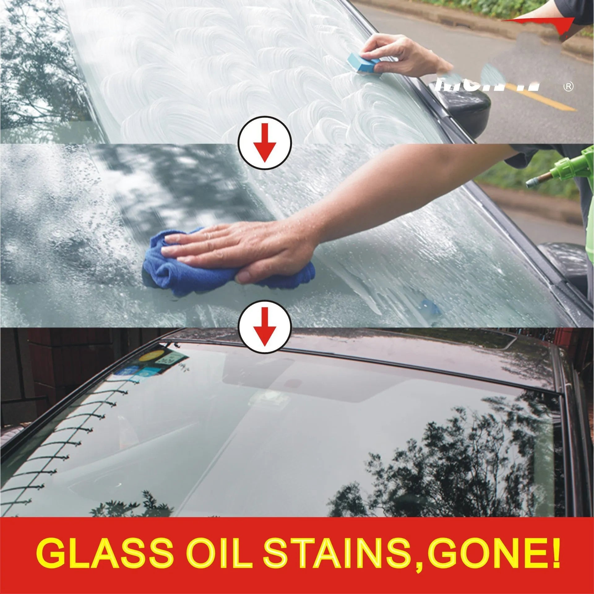 Automotive glass rainproof agent 15ml capacity in English packaging