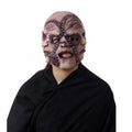 Halloween three-sided grimace horror mask in natural latex showing realistic facial effect