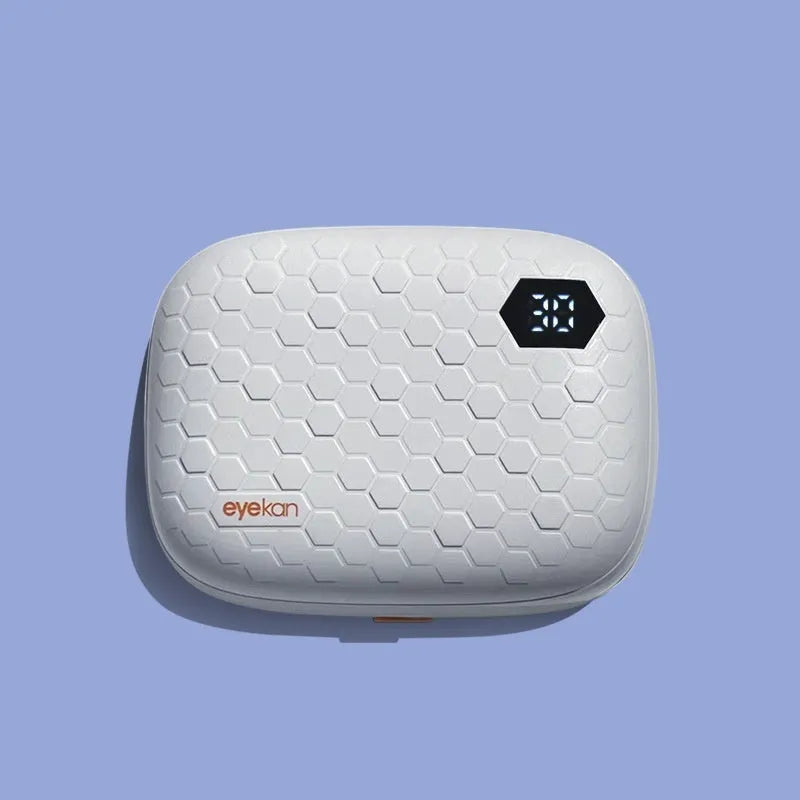 Automatic glasses cleaning machine with ultrasonic flushing instrument in plastic housing measuring 85x65x30mm