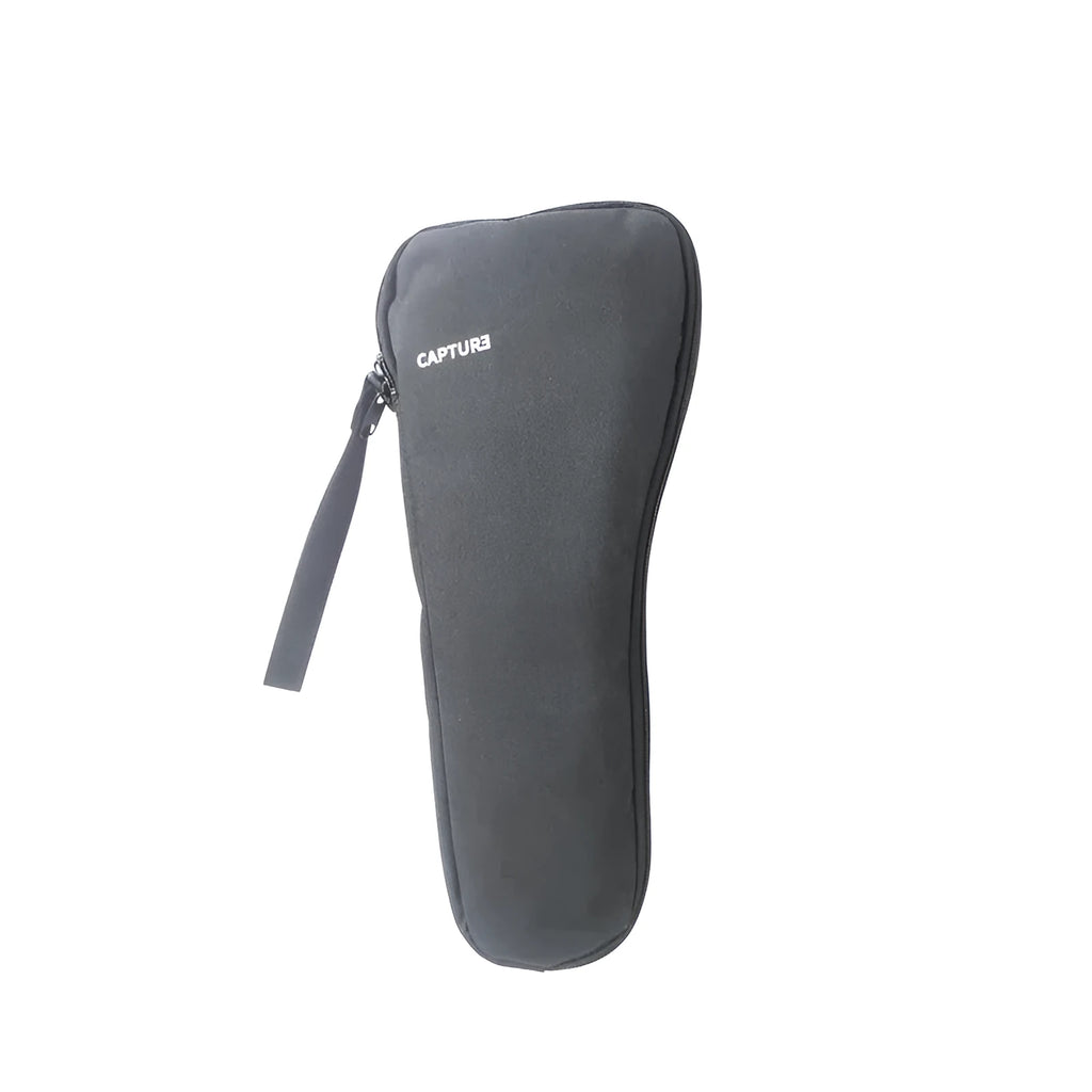 Black cloth storage bag for mobile phone stabilizer accessories with compact design