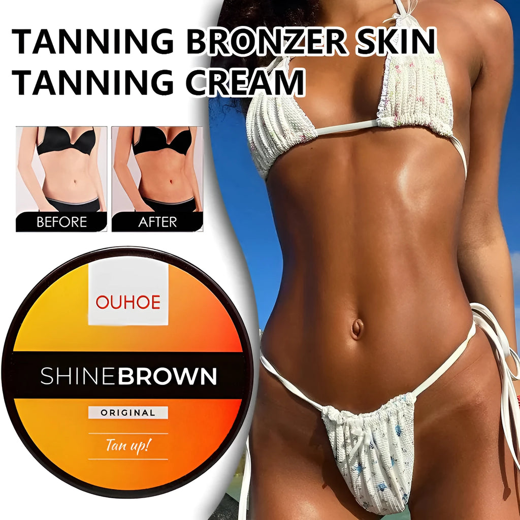 Tanning cream tube with after sun aloe vera gel for summer beach bronzing