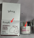 30g vitamin C face cream in a white 6cm wide by 5.2cm high jar.