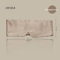 Mulberry silk sleep eye mask in multiple colour options including black, champagne gold, and navy blue