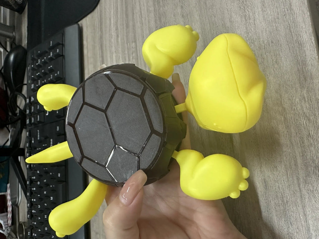 ABS plastic turtle design coaster in light green colour for heat insulation