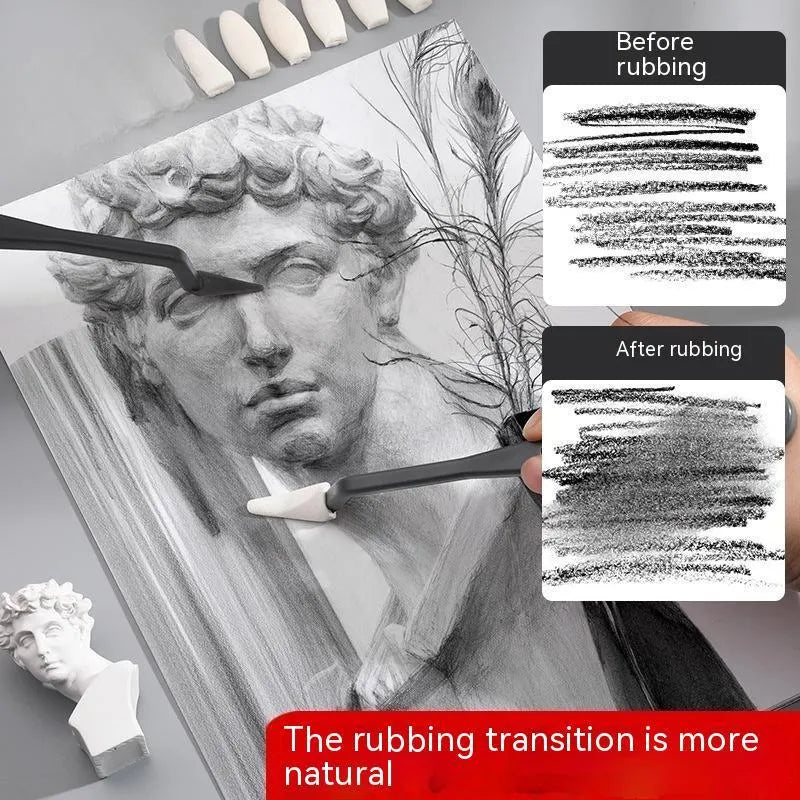 Fluorescent pen eraser smear tip for sketch colour removal, plastic construction, R20212 format