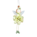 FARCENT cloth Easter elf pendant with flower angel girl design in dark pink, pink, green, and yellow colour options.
