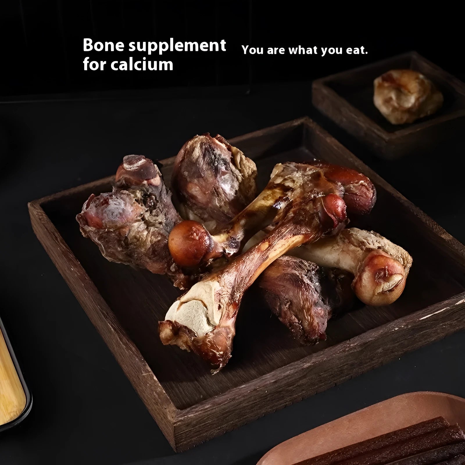Puppy molar rod in three sizes: large, medium, small with roasted ox bone flavour