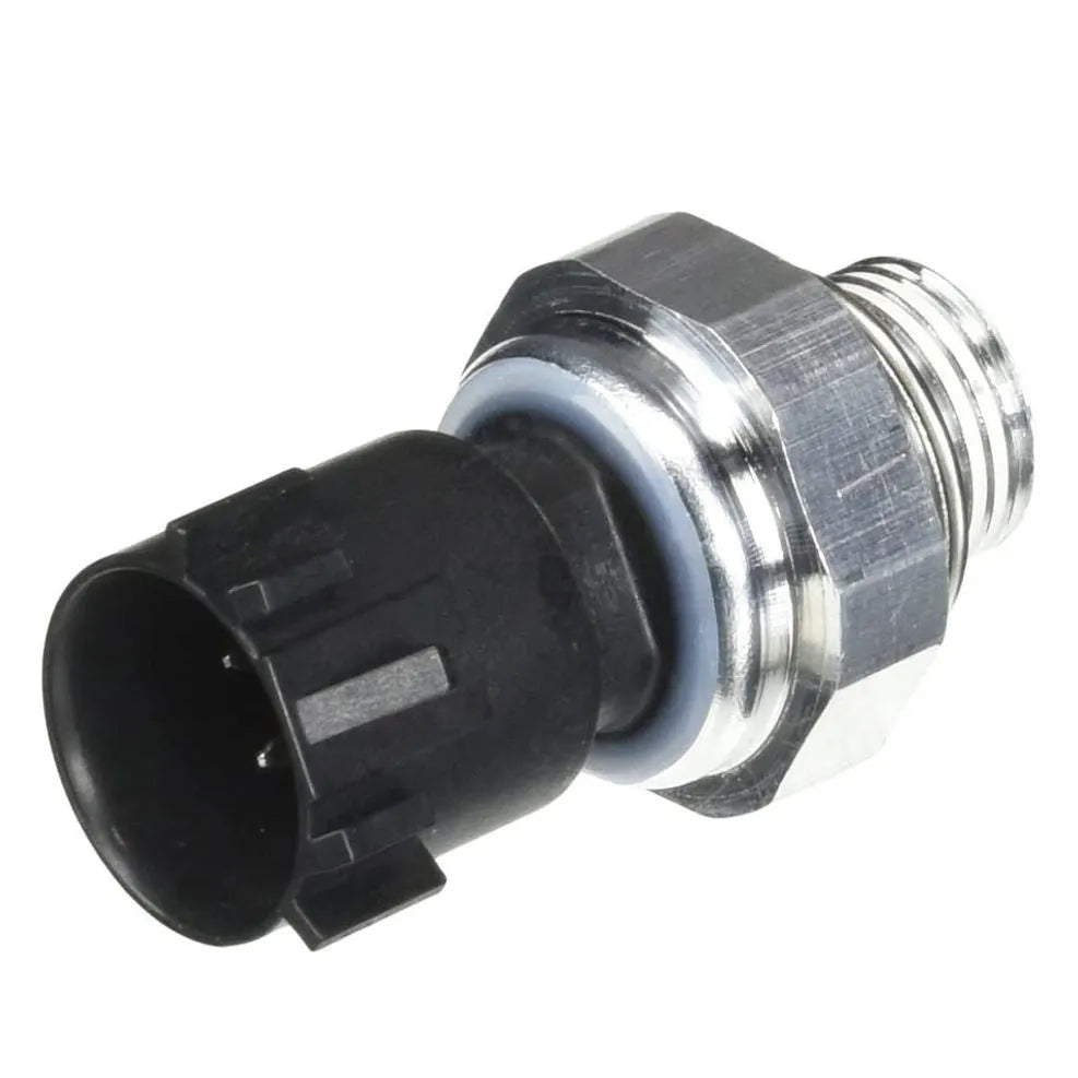 Silver automobile fuel pressure sensor with simple design for fuel system pressure monitoring