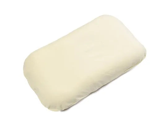 Beige portable cotton baby nest bed crib for newborns, measuring 75 cm by 45 cm.