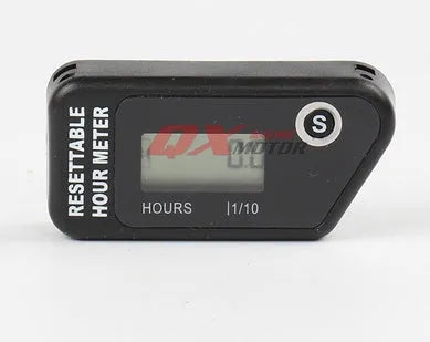Black waterproof LCD maintenance timer with YSDS model marking for vehicle service intervals