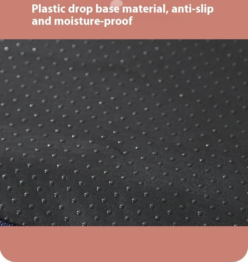 Removable washable memory sponge dog mat in khaki, sizes from 50x40cm to 120x75cm