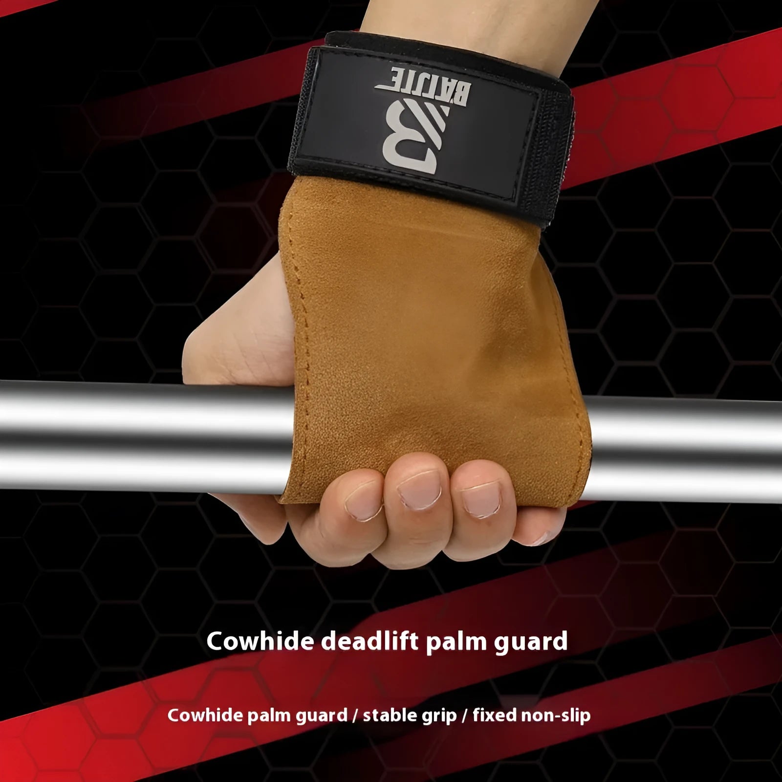 Brown wrist protectors for fitness training and horizontal pull-up exercises