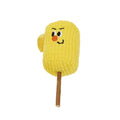 Corn cob and polio wood cat tooth cleaning toy with catnip for dental health