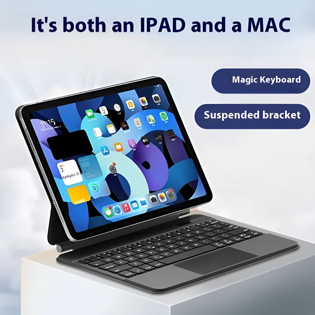11-inch Bluetooth magic control keyboard with magnetic iPad protective cover in five colour options