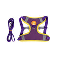 Adjustable dog harness with haulage rope in a selected colour, showing the chest strap design.