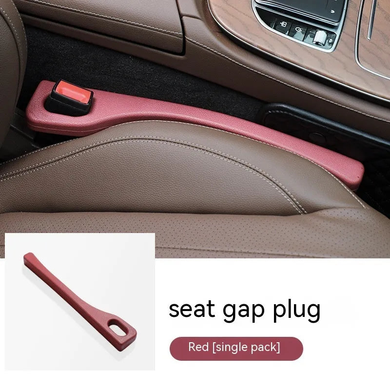 Flexible polyurethane car seat gap filler strip in choice of colours.