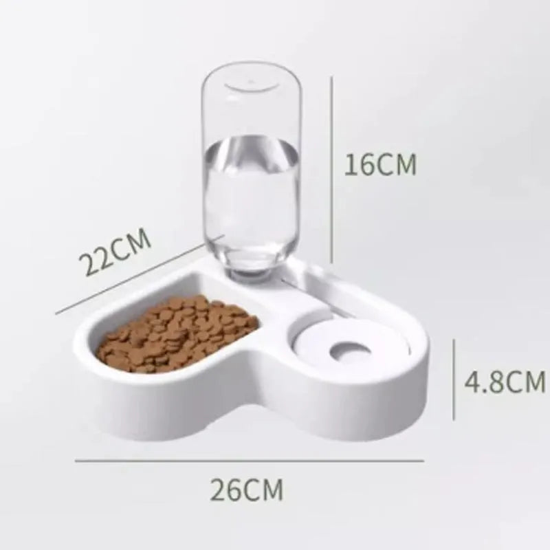 White indoor electric pet water fountain for cats and dogs with food-grade materials