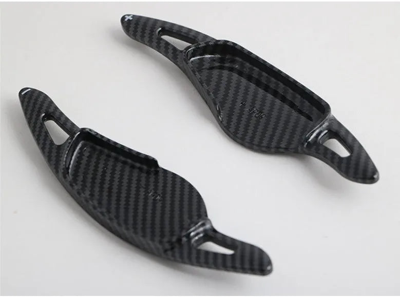 Carbon fibre pattern steering wheel paddle shifter for car interior modification