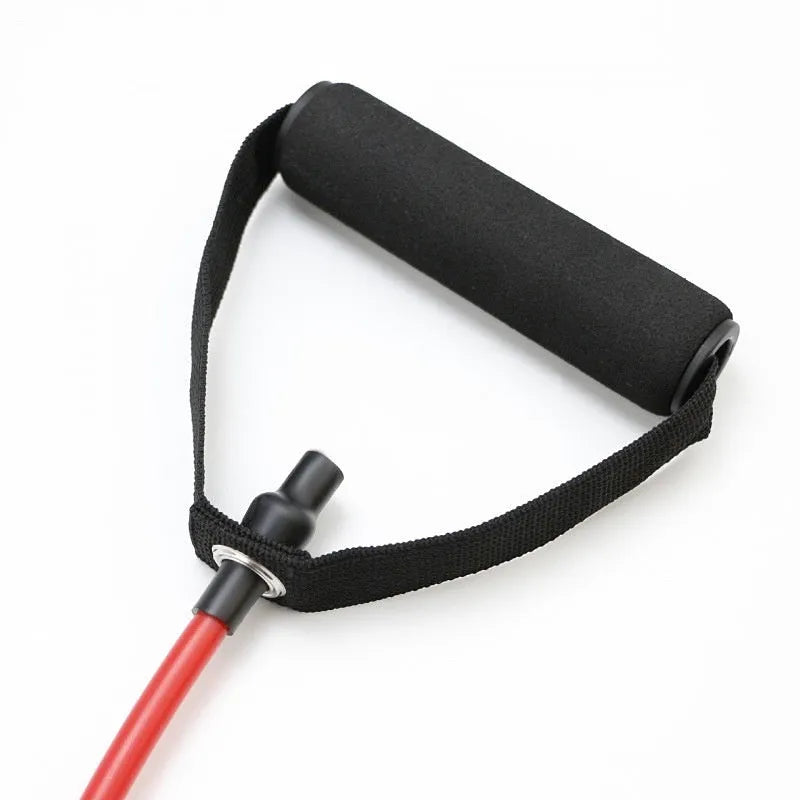 Adjustable chest expander exercise equipment with TPE tension rope in five resistance colours