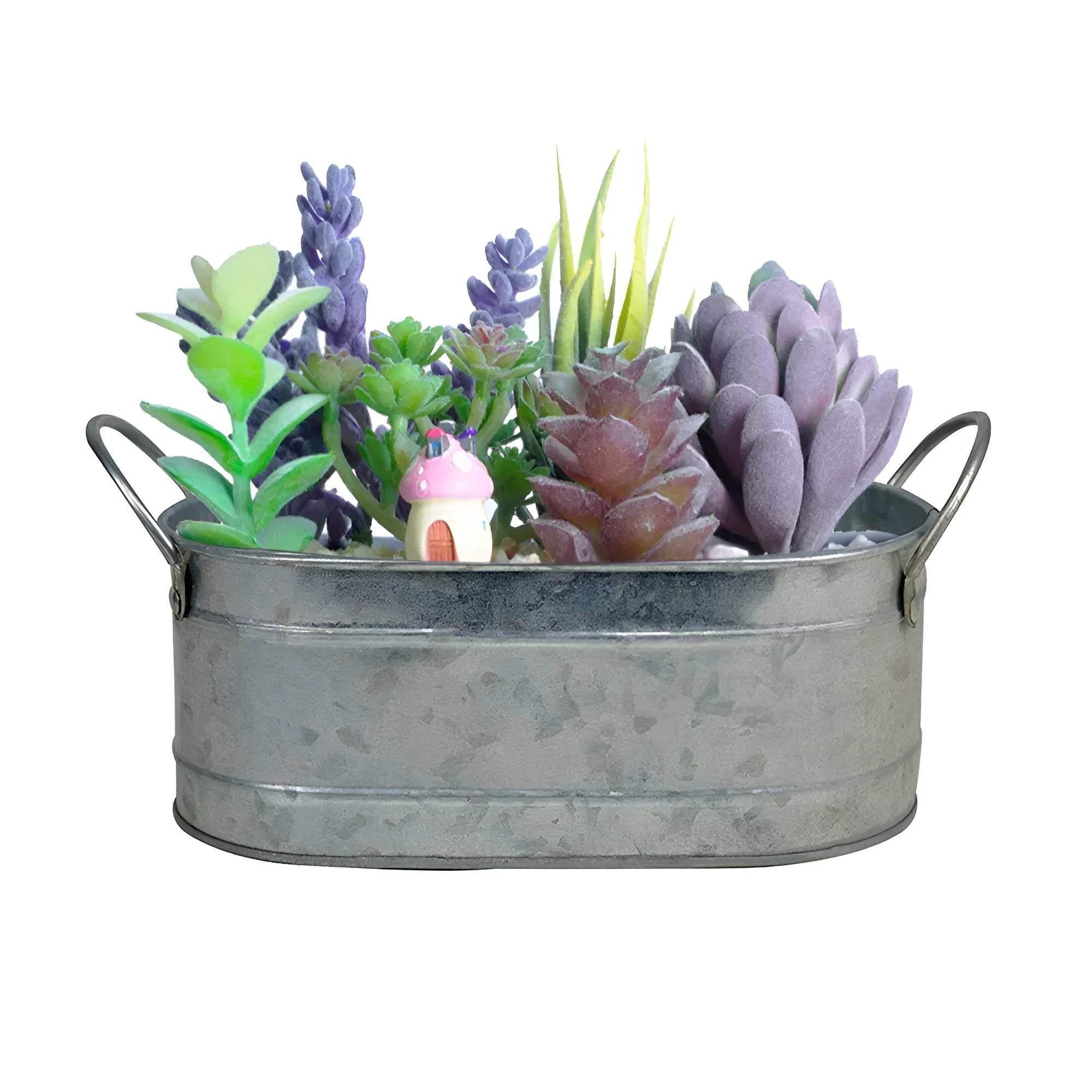 Iron sheet desktop succulent flowerpot for cacti and small plants