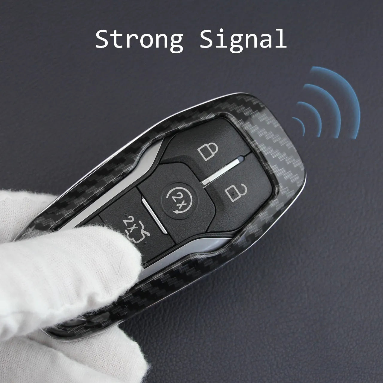 Plastic remote control protective shell for car keys in single shell colour.