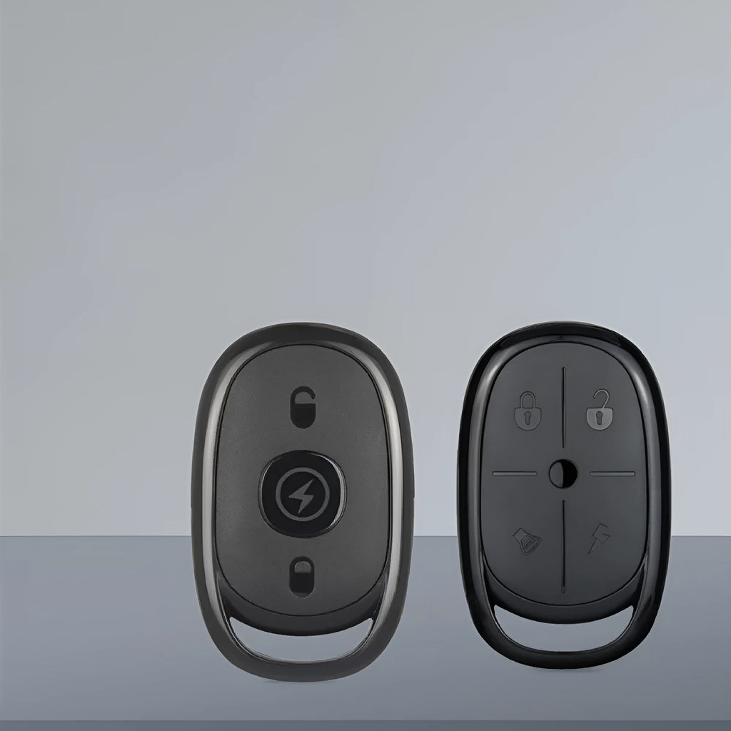 Electric car 433MHz wireless copy remote control with ABS plastic casing measuring 60x37x1.4mm
