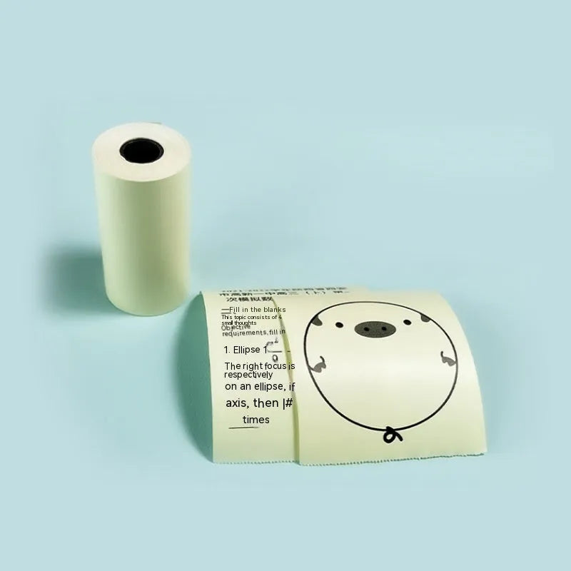 57x30mm pink and yellow blue thermal paper rolls for student wrong question printing