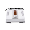White intelligent window cleaning robot with water spray system for high-rise automated maintenance