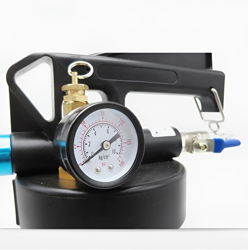 Pneumatic automatic transmission oil changer machine unit with tank oil filler