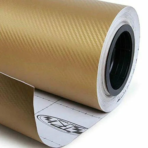 3D carbon fibre stickers roll in multiple colours for car decoration