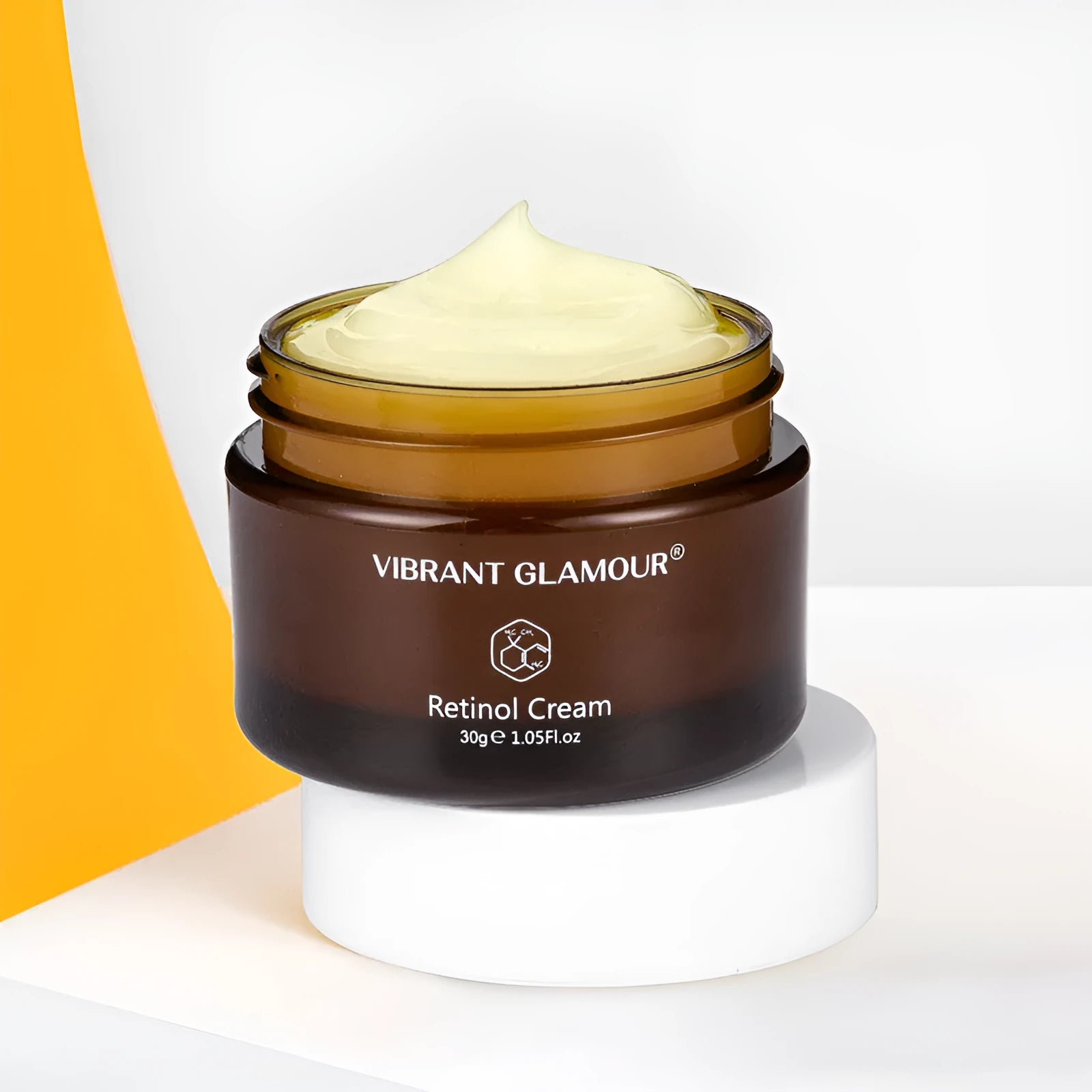 30ml retinol facial serum bottle reducing dry lines and fine lines
