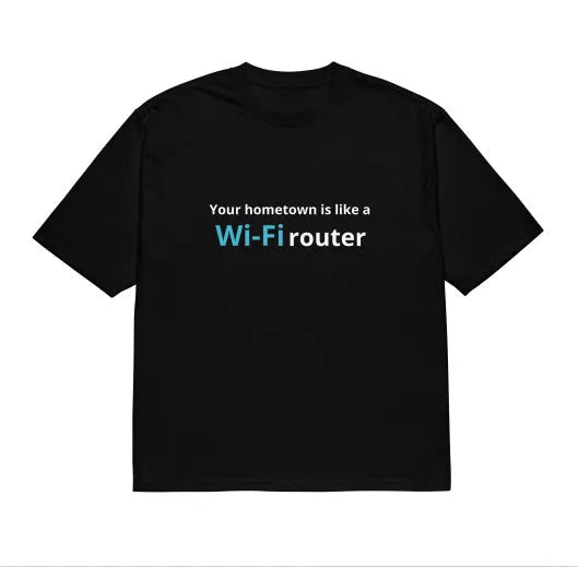 Black men's loose fit T-shirt with a cartoon print on the front, featuring short sleeves and a round neck.