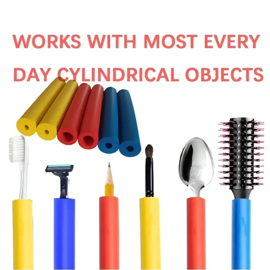 Rubber auxiliary grip hoses for pen tools, showing inner diameter options of 10mm and 18mm.
