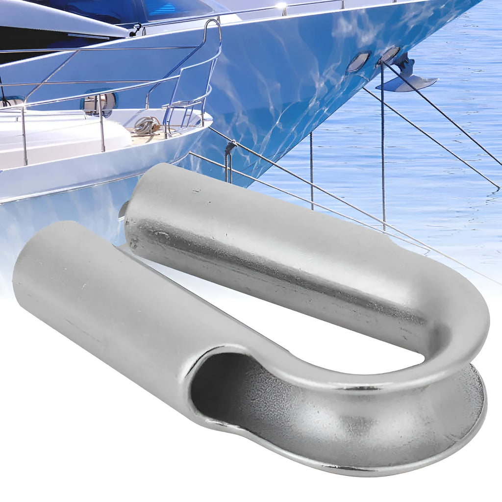 Stainless steel chicken heart-shaped round sleeve ring for industrial fastening applications.