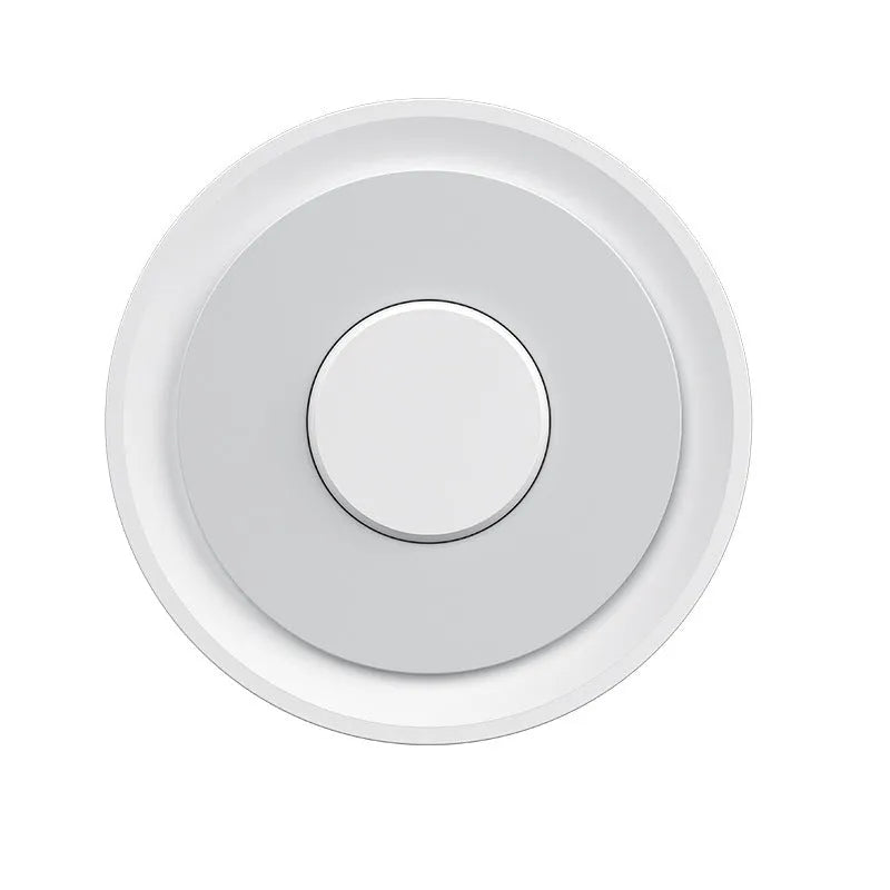 White square ZigBee smart home gateway measuring 78mm with USB connection for home automation control