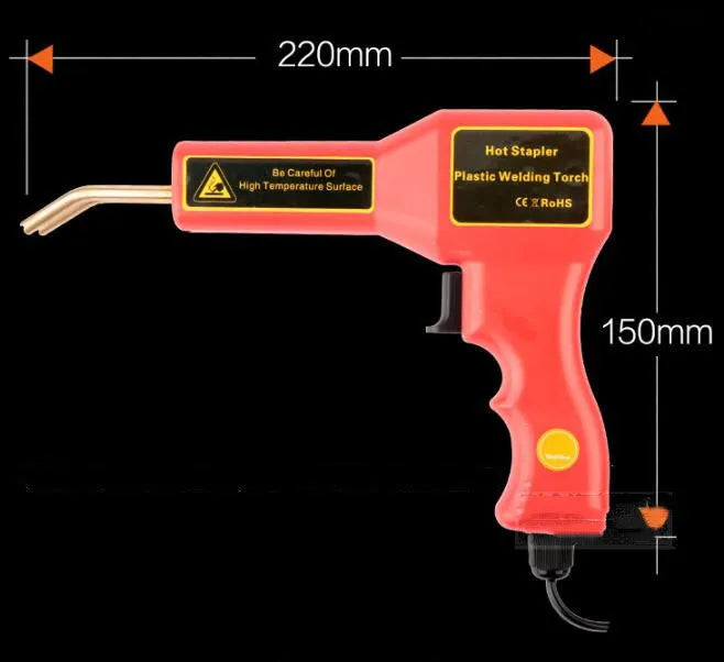 Plastic repair welding gun CR-307 with LED light and power cord for car bumper body fusion repair