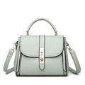 Women's soft PU leather shoulder bag in square vertical shape with single strap