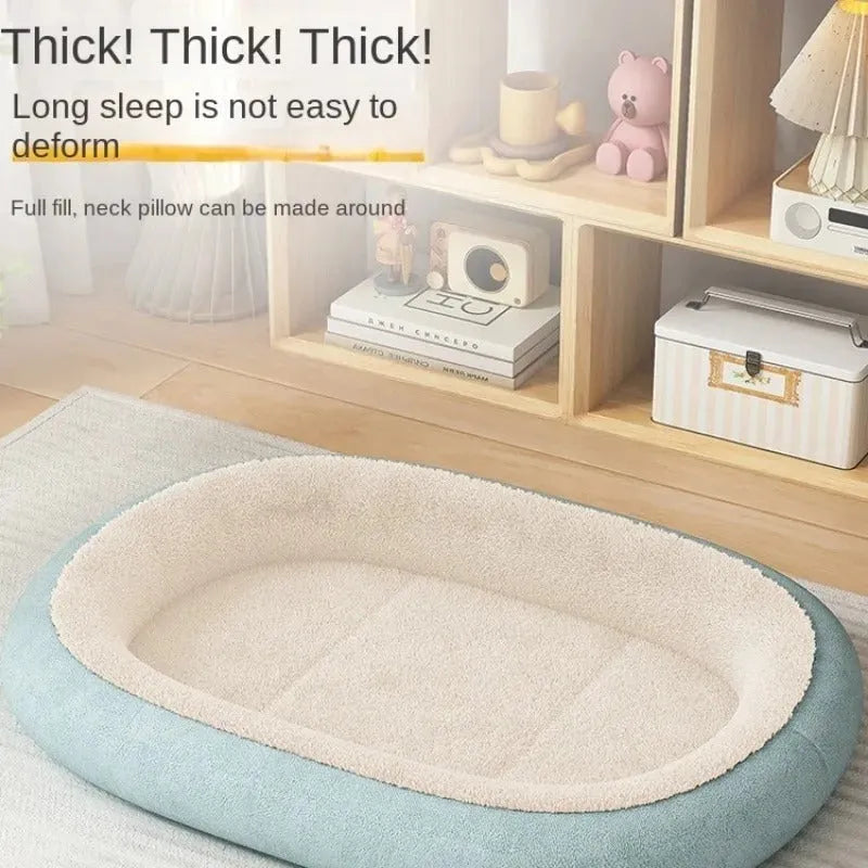 Insulated dog kennel for small and medium pets in grey, shown with a teddy breed dog inside.