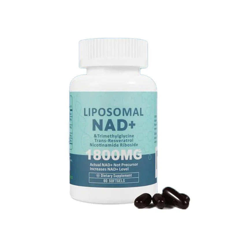 Nicotinamide mononucleotide gel capsules supplement bottle with 60 or 120 piece options