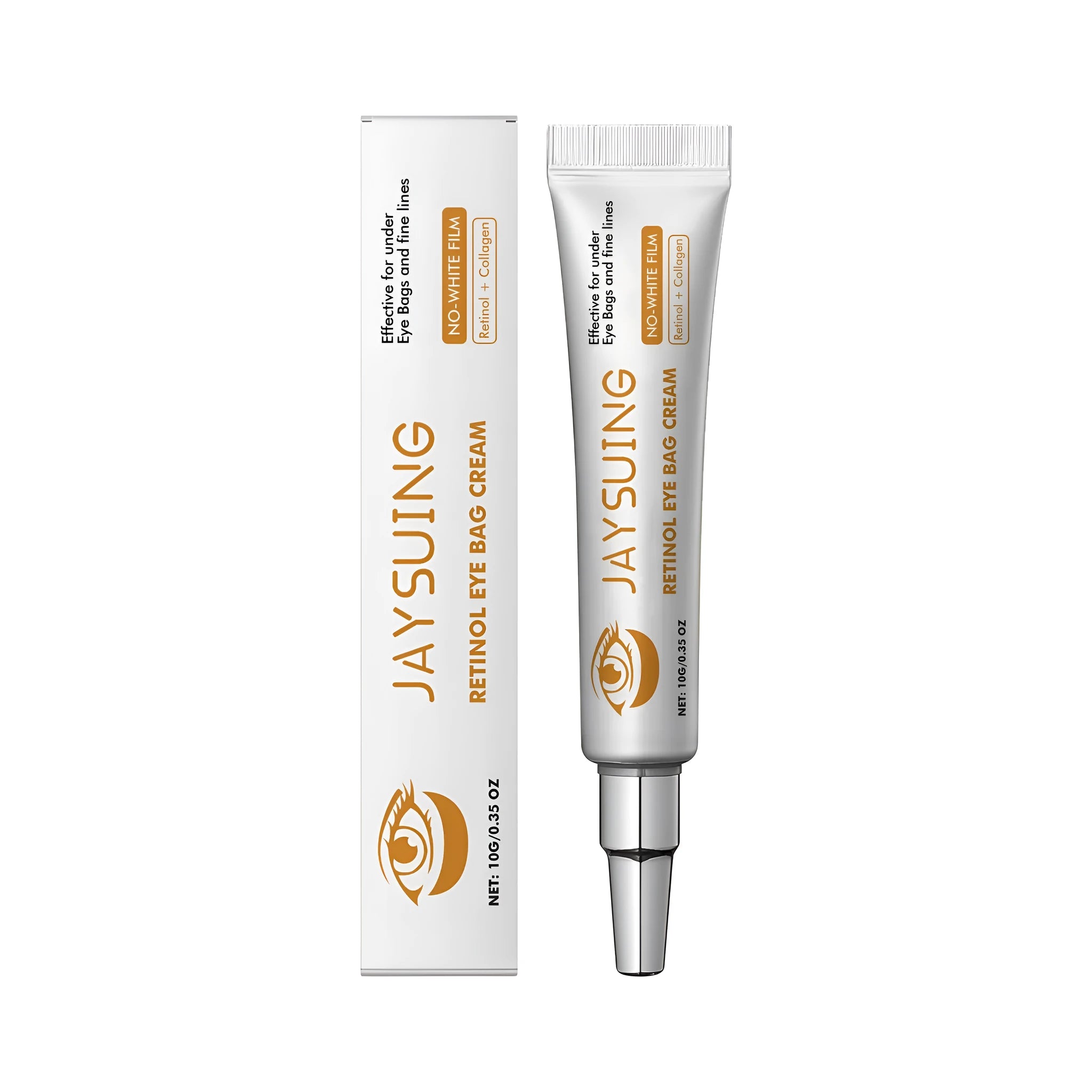 10g tube of retinol anti-aging eye cream for dark circles and wrinkles