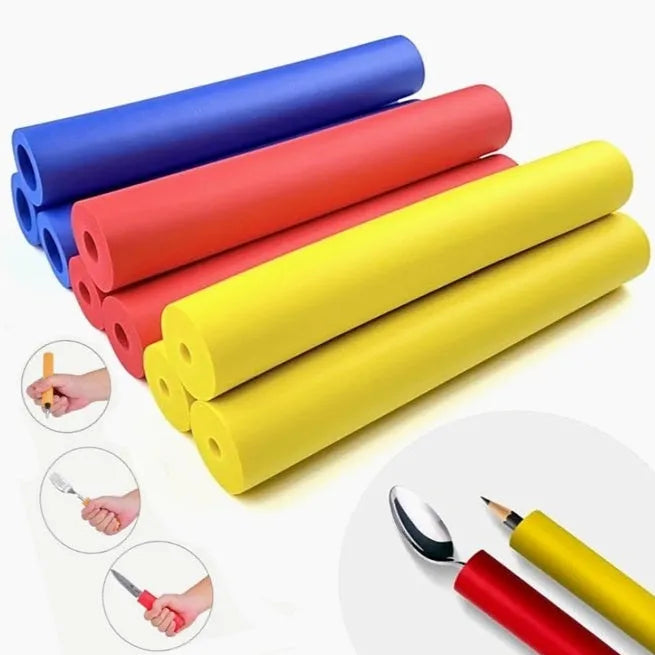 Rubber auxiliary grip hoses for pen tools, showing inner diameter options of 10mm and 18mm.