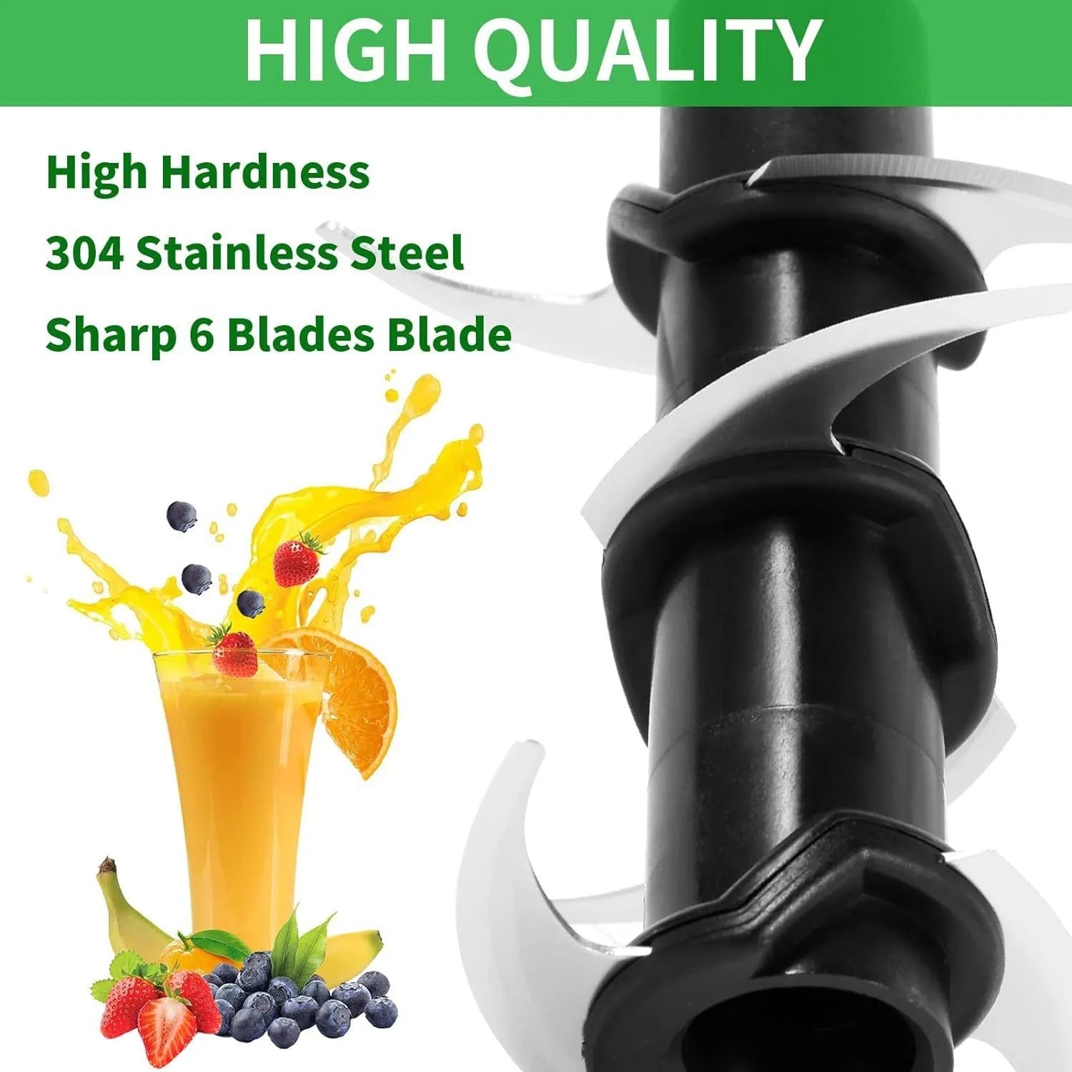 304 stainless steel juicer replacement blade set and knife seat accessory measuring 10x21cm