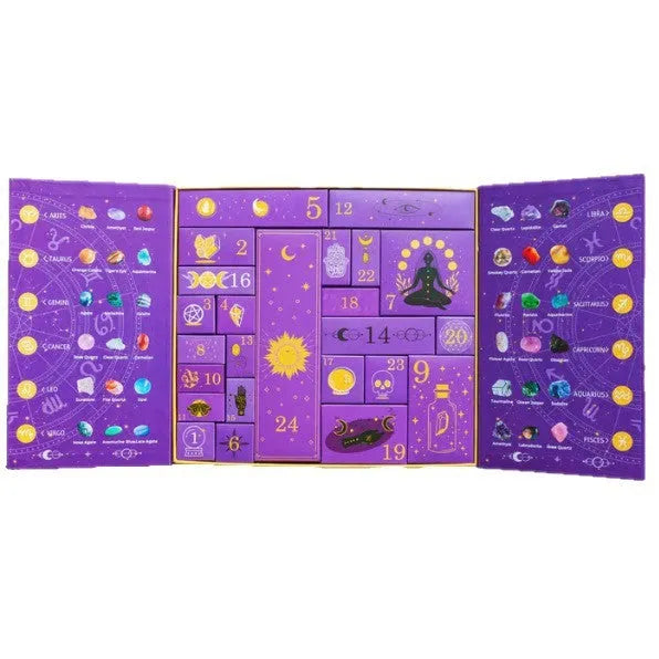 Halloween gift box with countdown numbers measuring 33.5cm wide