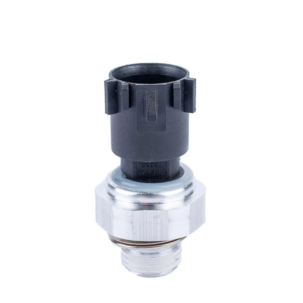 Silver automobile fuel pressure sensor with simple design for fuel system pressure monitoring