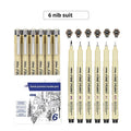 Needle pen with colourful cartoon design, 133mm long, for sketching and writing.