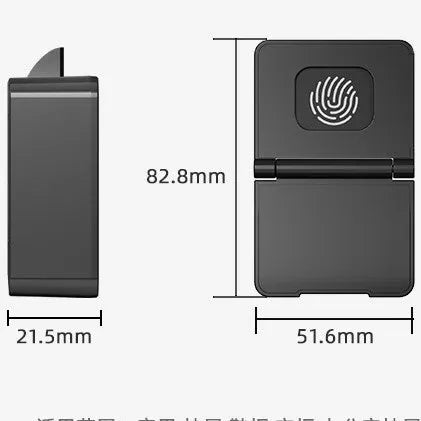 F079 punch-free drawer lock with removable card for wardrobes and cabinets