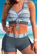 Women's bright coloured split bikini swimsuit without underwire, sizes S M L XL 2XL.
