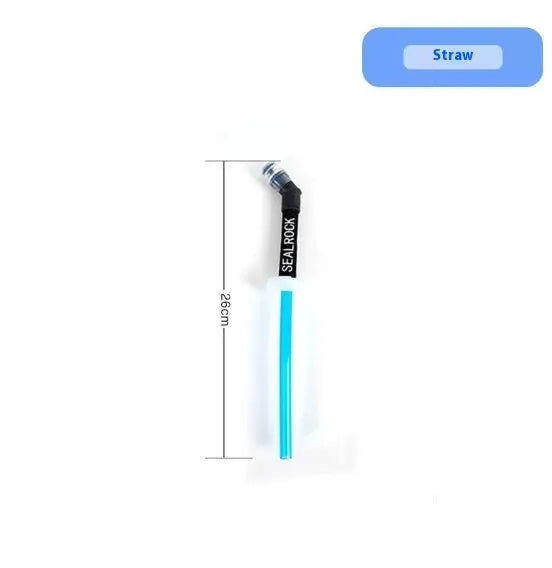 Portable plastic drinking straw with suction tube for mountain climbing and biking outdoor activities