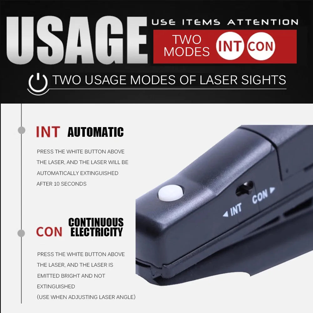 Black golf putting laser aiming instrument for alignment practice with putter mounting