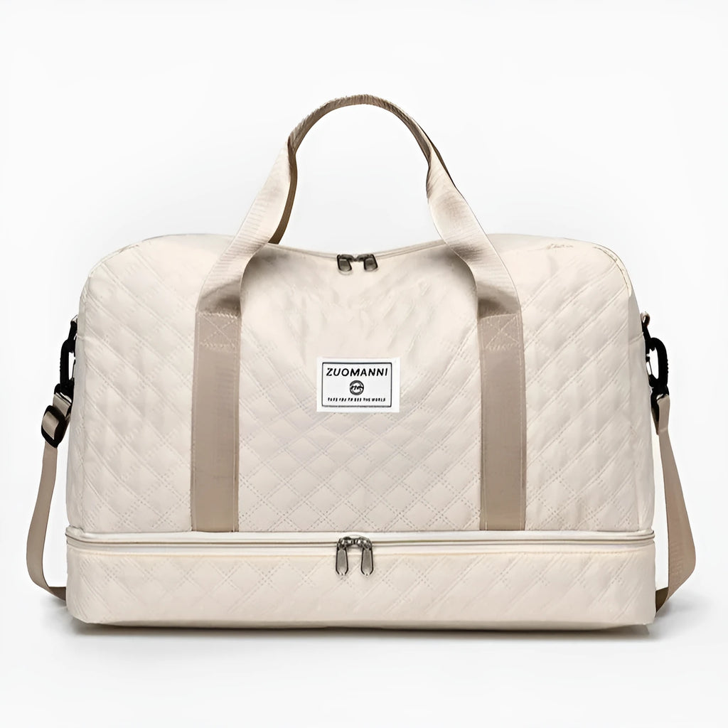 Oxford cloth travel bag with 36-55 litre capacity in street trend style available in multiple colours